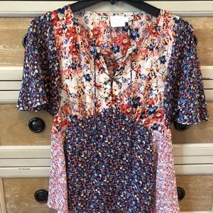 Anthropologie floral top